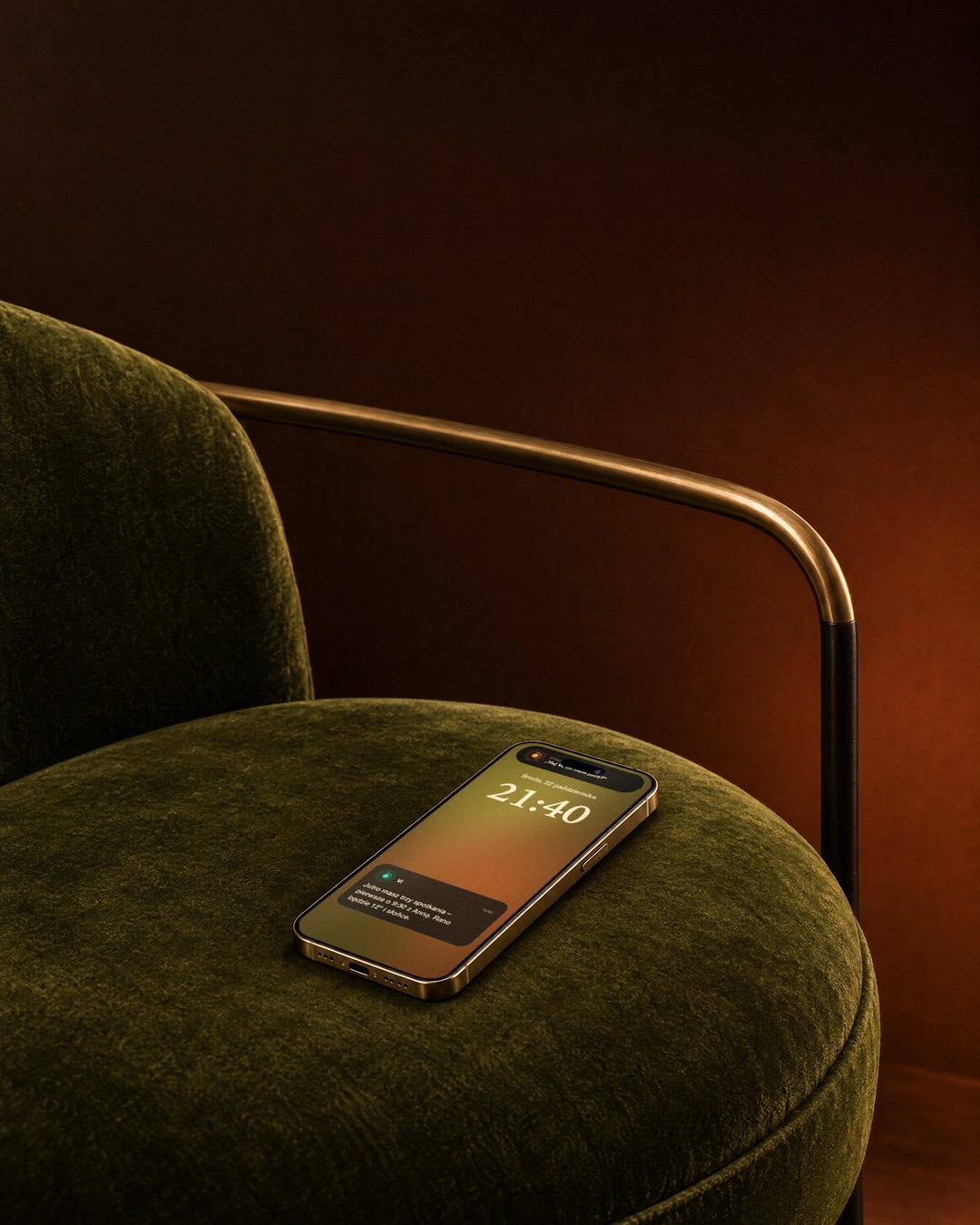 iPhone z rozmową Vi w Dynamic Island